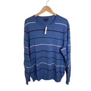 New Brooks Brothers, XXL lightweight cotton sweater blue